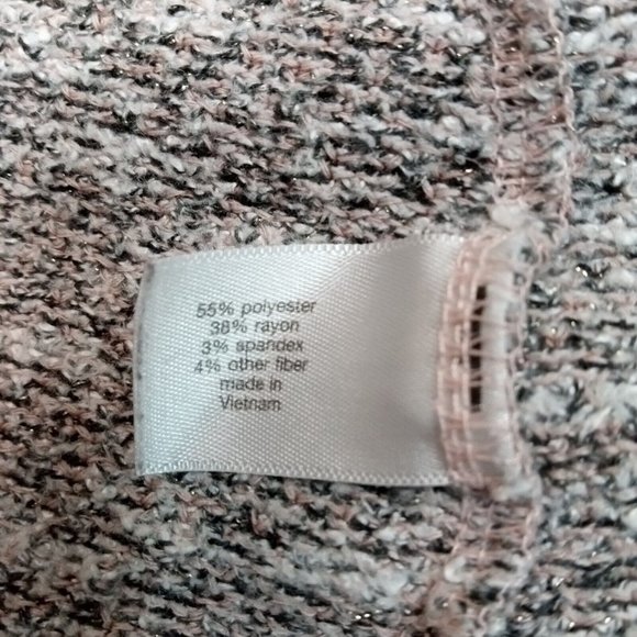 Lane Bryant‎ Womens Sweater Cardigan Multicolor 14 16 Open Sparkle Stretch 14 16 - Picture 8 of 8
